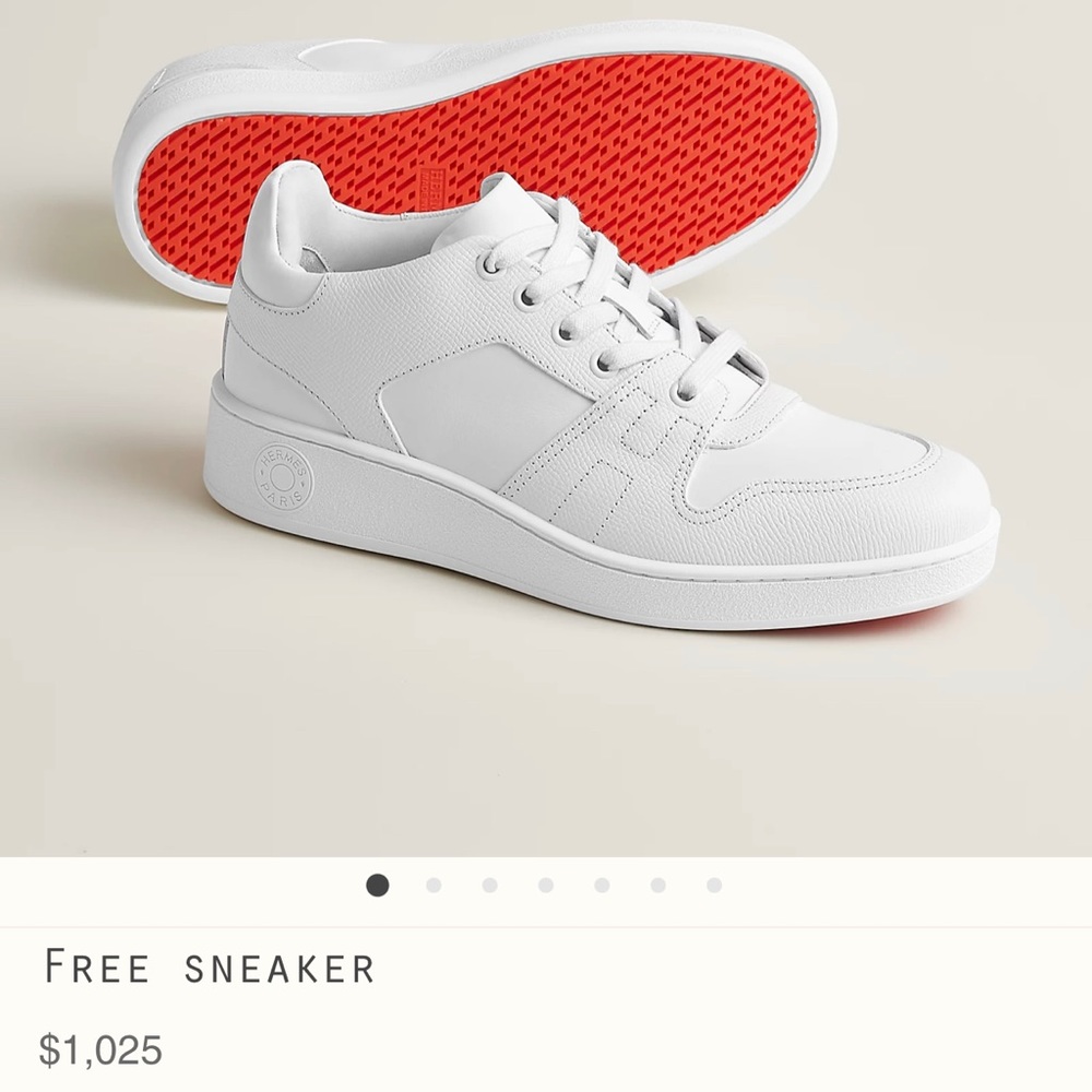 Hermes Free Sneaker with bags and box